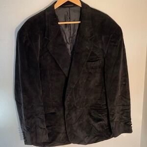 Cianni Men's Corduroy‎ Blazer Sport Coat Jacket Classic Casual Brown